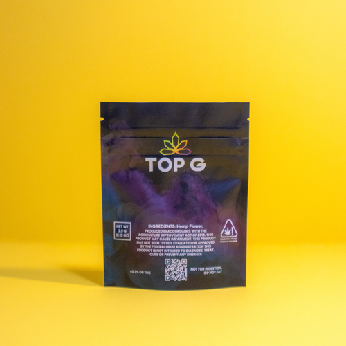 Top G Farm Candy Crush hemp-derived THCa flower, sweet terpene profile